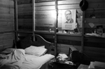 affiche de Salvador Allende dans un bidonville au Chili