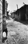 Un enfant dans le bidonville La Granja - Chile